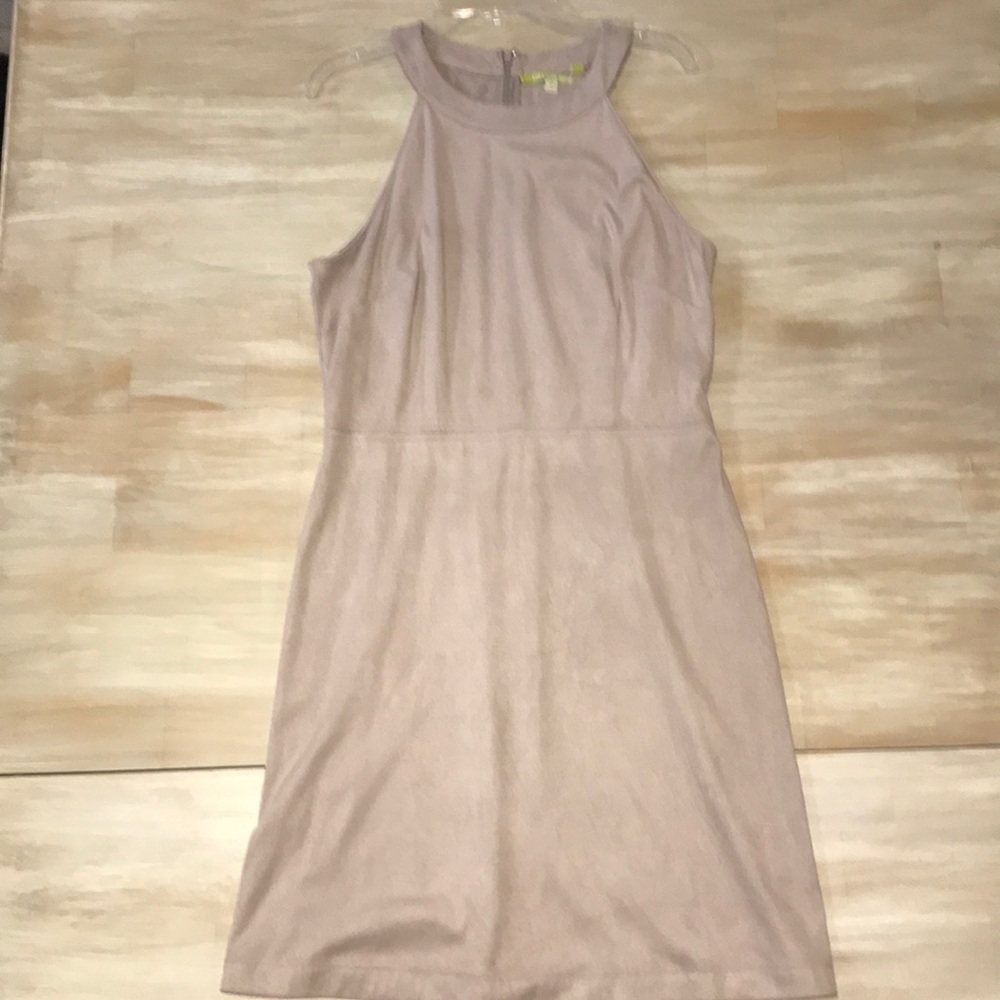 Mauve Gianni Bini suede dress